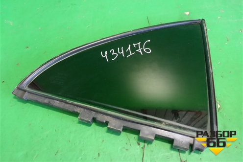 Стекло двери задней правой форточка (седан) для Toyota Avensis с 2003-2009г