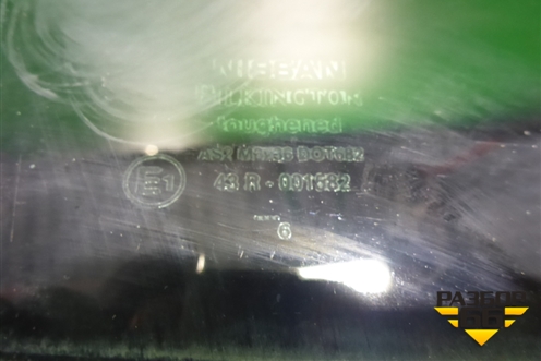 Стекло двери задней правой (хетчбэк 2006г) для Nissan Almera N16 с 2000-2006г