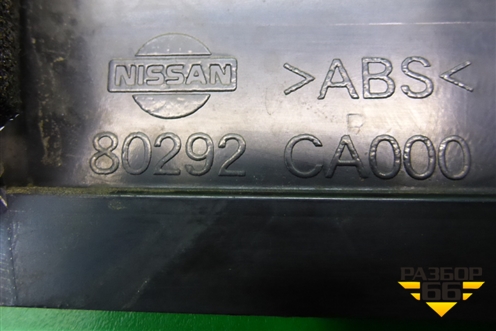 Накладка двери передней правой уголок (80292CA000) для Nissan Murano (Z50) с 2002-2008г