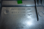 Накладка порога внутренняя правая (2N11N13200AMW) для Ford Fusion с 2002г