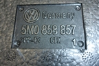 Контейнер в багажник (левый) (5M0858857) для Volkswagen Golf V Plus с 2005-2014г