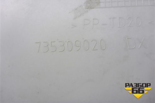 Обшивка стойки задняя верхняя правая (735309020) для Fiat Albea с 2003г