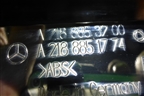 Накладка переднего бампера (хром) (A2188851774) для Mercedes Benz CLS W218 c 2010г