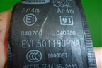 Ремень безопасности задний левый (EVL501190PMA) для Land Rover Discovery 3 с 2004-2009г