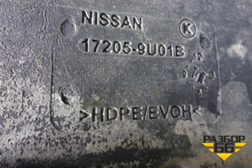 Бак топливный (172059U01B) для Nissan Note (Е11) с 2005-2013г