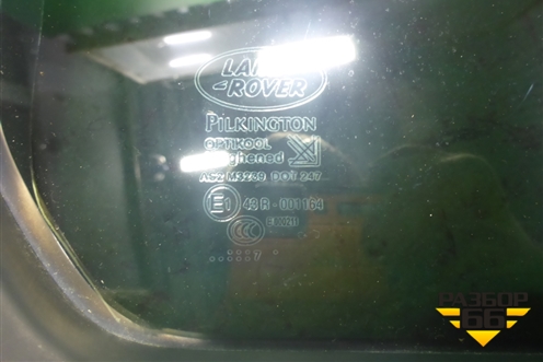 Стекло двери задней правой форточка (2007г) для Land Rover Discovery 3 с 2004-2009г