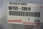 Молдинг лобового стекла нижний (новый) (5615333010) для Toyota Camry V70 с 2017г
