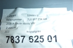 Обшивка стойки лобового стекла правая (7L6867234AH) для Volkswagen Touareg c 2002-2010г