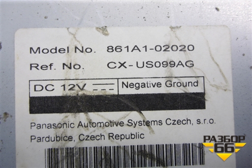 Блок электронный (861A102020) для Toyota Verso с 2009-2018г