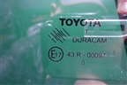 Стекло двери задней левой форточка (681240F020) для Toyota Verso с 2009-2018г