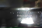 Накладка переднего бампера (хром) (A2058851574) для Mercedes Benz C-Klass W205 с 2014г