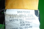 Ремень безопасности задний центральный (96870562) для Chevrolet Aveo (T250) с 2005-2011