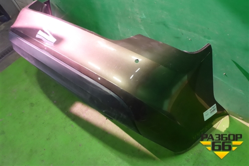 Бампер задний (под парктроник) (60U807421B) для Skoda Rapid с 2013г