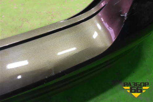 Бампер задний (под парктроник) (60U807421B) для Skoda Rapid с 2013г