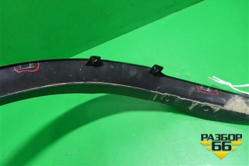 Накладка заднего крыла правого (93828BM90B) для Nissan Qashqai (J11E) с 2013г