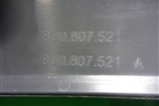 Бампер задний нижняя часть (под парктроник) (8U0807521) для Audi Q3 с 2011-2018г