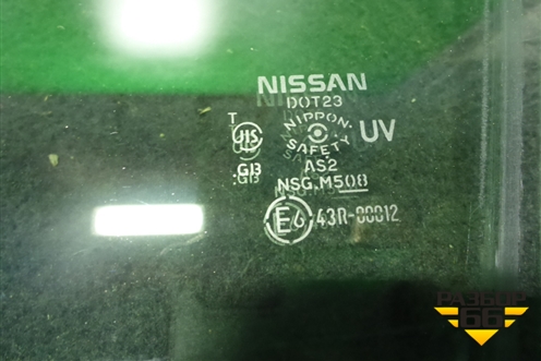 Стекло двери передней левой (80301JN90A) для Nissan Teana (J32) с 2008-2013г
