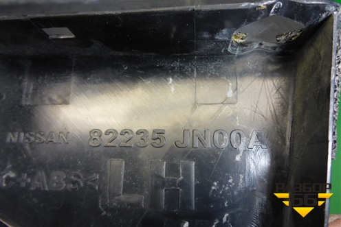 Накладка двери задней левой (уголок) (82235JN00A) для Nissan Teana (J32) с 2008-2013г