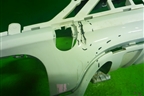 Юбка заднего бампера (после 2014г) (7P5807521C) для Porsche Cayenne с 2010-2017г