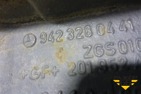 Кронштейн пневморессоры (задний левый) (9423280441) для Mercedes Benz  TRUCK Axor 2 с 2004г