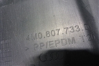 Накладка переднего бампера (4M0807733D) для Audi Q7 c 2015г