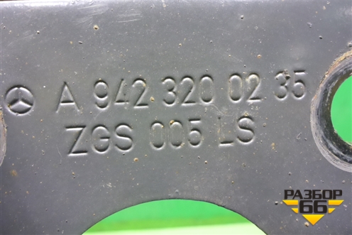 Воздушная подушка (задняя в сборе PEGA) (A9423200235) для Mercedes Benz  TRUCK Axor 2 с 2004г