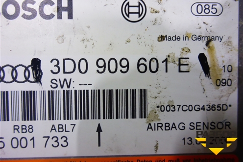 Блок управления AIR BAG (3D0909601E) для Volkswagen Touareg c 2002-2010г