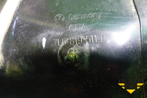 Короб водоотводящий (7L6819511D) для Volkswagen Touareg c 2002-2010г