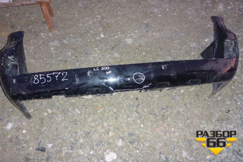 Бампер задний (до 2015г под парктроник) (5215960260) для Toyota Land Cruiser (200) с 2008г