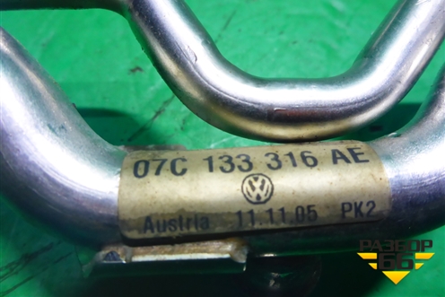 Рейка топливная рампа (6.0л BJN) (07C133316AE) для Volkswagen Touareg c 2002-2010г
