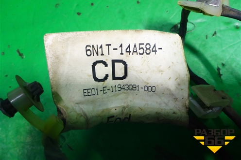 Проводка двери задней левой (мех.стеклоподъёмник) (6N1T14A584CD) для Ford Fusion с 2002г