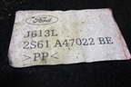 Коврик в багажник (на запасное колесо) (2S61A47022BE) для Ford Fusion с 2002г