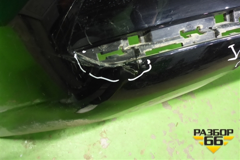 Бампер задний (после 2015г под парктроник) (6RU807421D) для Volkswagen Polo (седан) с 2010г