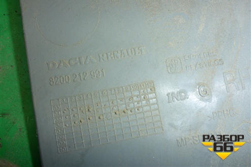 Обшивка стойки задняя верхняя правая (8200212991) для Renault Logan с 2004-2015г