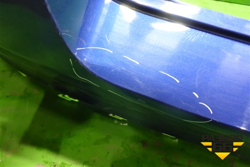 Бампер задний (под парктроник) (60U807421B) для Skoda Rapid с 2013г