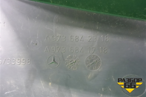 Накладка порога внутренняя правая  (задняя часть) (A9736842318) для Mercedes Benz  TRUCK Axor 2 с 2004г