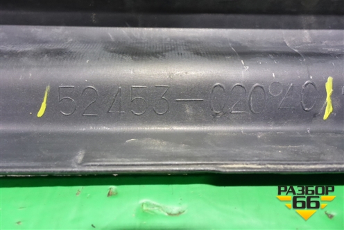 Юбка заднего бампера (до 2015г) (5245302040) для Toyota Auris с 2012-2018г
