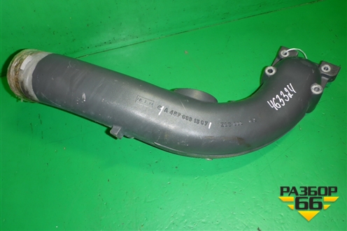 Патрубок интеркулера силуминовый  (OM457LA) (A4570981507) для Mercedes Benz  TRUCK Axor 2 с 2004г