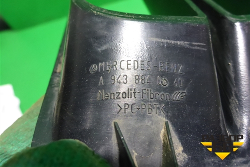 Решетка в передний бампер левая (MegaSpace) (A9438840060) для Mercedes Benz  TRUCK Actros MP3 с 2008г