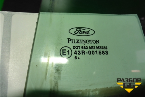 Стекло двери задней левой (1207450) для Ford Fiesta с 2001-2008г