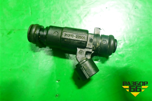 Форсунка инжекторная электрическая (1.4л G4EE) (3531022600) для Hyundai Getz с 2002г