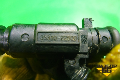 Форсунка инжекторная электрическая (1.4л G4EE) (3531022600) для Hyundai Getz с 2002г