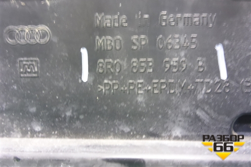 Накладка двери передней правой (S-Line) (8R0853959B) для Audi Q5 c 2008-2017г