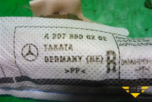 Подушка безопасности боковая шторка правая (A2078600202) для Mercedes Benz E-Klass C207 (купе) с 2009г
