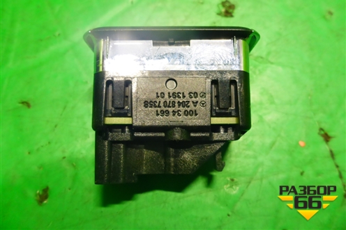 Кнопка стеклоподъёмника (A2048707358) для Mercedes Benz E-Klass C207 (купе) с 2009г