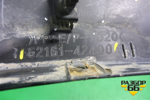 Накладка заднего бампера правая (после 2015г) (5216142400) для Toyota Rav-4 с 2012-2019г