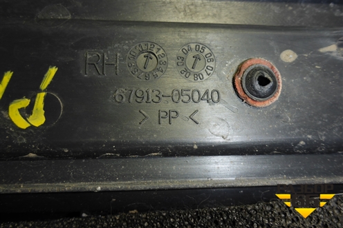 Накладка порога внутренняя переднего правого (6791305040) для Toyota Avensis с 2003-2009г