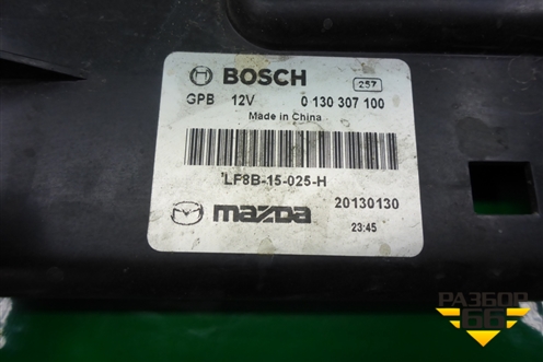 Вентилятор охлаждения радиатора (в сборе 2.0л) для Mazda Mazda 3 (BL) с 2009-2013г