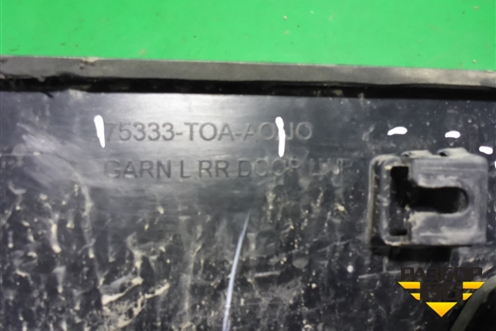 Накладка двери задней левой (2.4л) (75333T0AA0) для Honda CR-V(RM) с 2012г