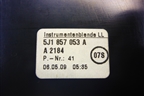 Накладка на щиток приборов (5J1857053A) для Skoda Fabia с 2007-2014г